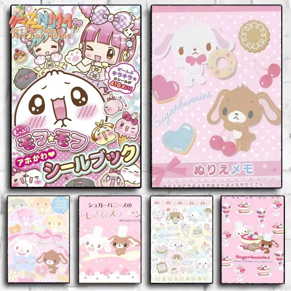 Anime Merchandise Posters - 1pc AZMN Sugarbunnies Anime Kawaii Poster