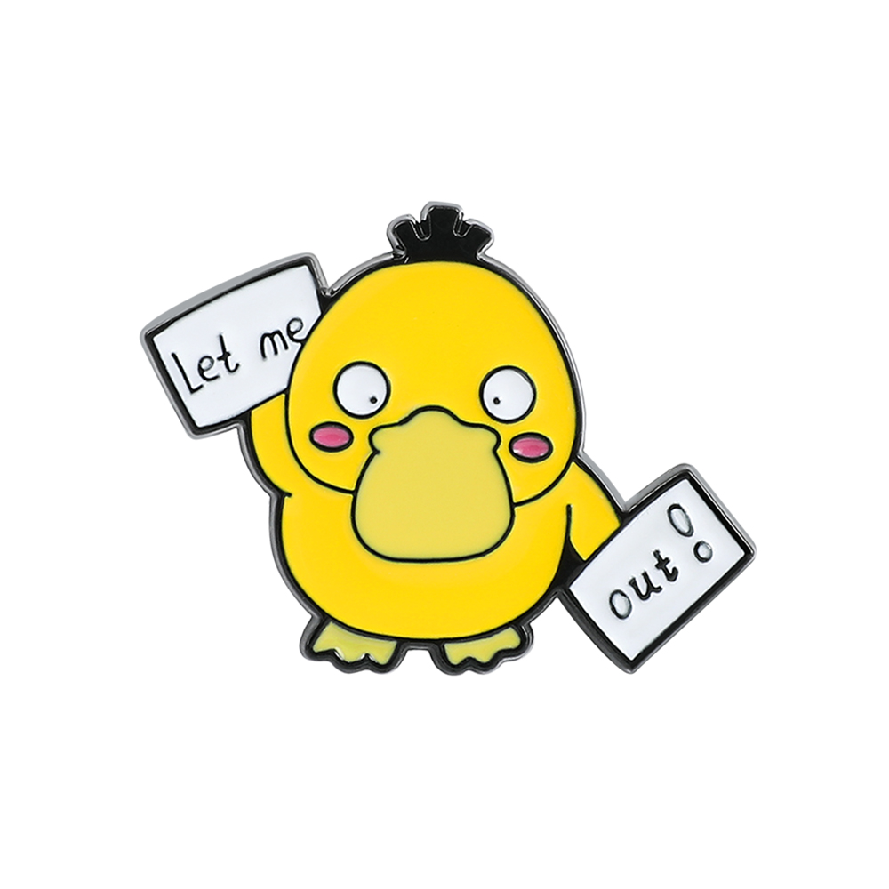 Enamel Pin Set - 1 stuk ​ Anime Eendje Broche