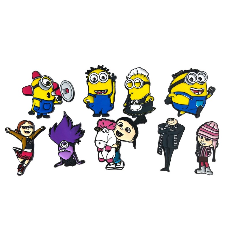 Enamel Pin Set - 9 stks Nieuwe Leuke Cartoon Minions