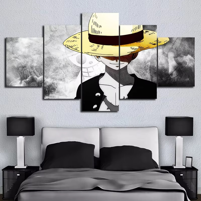 Anime Merchandise Posters - 5-delige HD wanddecoratie anime poster afbeelding