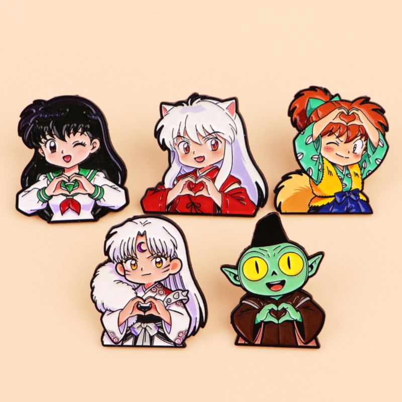 Schattige Wolf Ear Fantasy Cha - Enamel Pin Set recensie en prijs