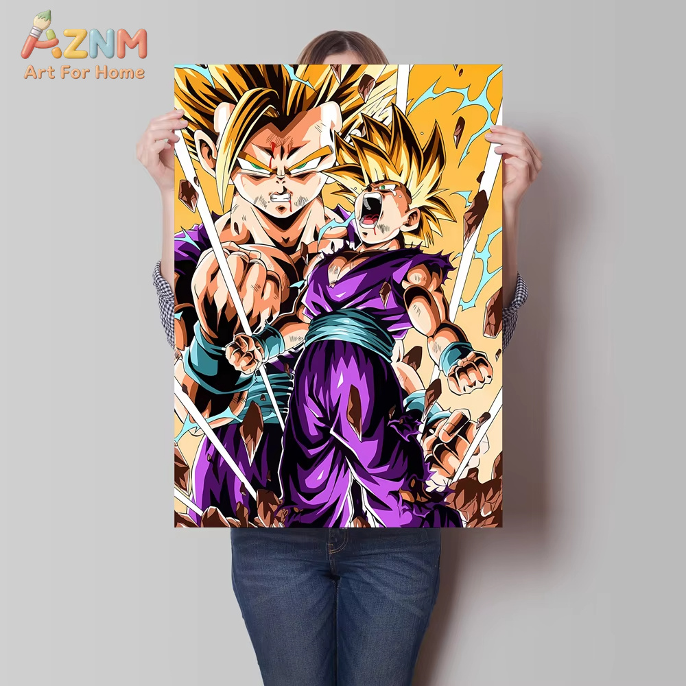 AZNM Dragon Ball Unframed Canv - Anime Merchandise Posters recensie en prijs