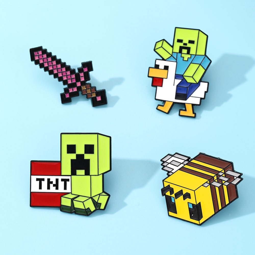 4 stuks schattige baby zombie  - Enamel Pin Set recensie en prijs