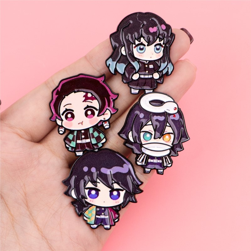 Leuke Q-versie Kimono Cartoon  - Enamel Pin Set recensie en prijs
