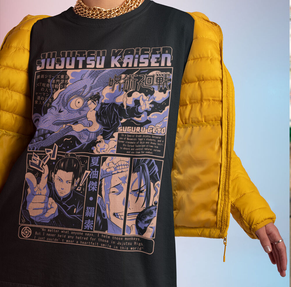 T-shi RT Jujutsu Line Suguru G - Jjk Anime Merchandise recensie en prijs