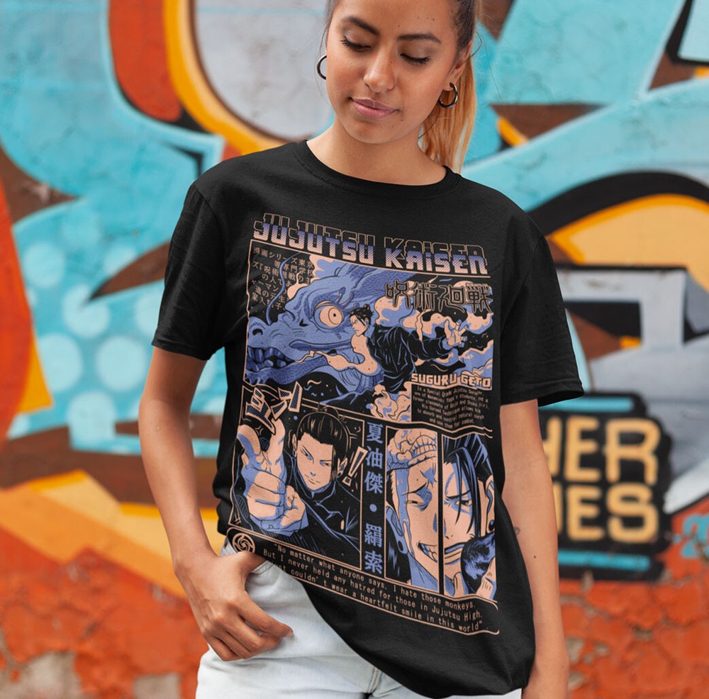 T-shi RT Jujutsu Line Suguru G - Jjk Anime Merchandise recensie en prijs